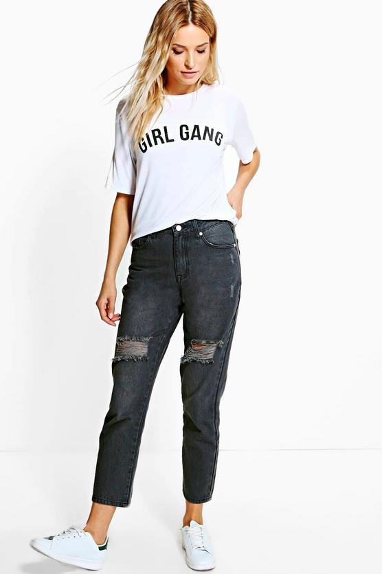 Ruby Distressed Boyfriend Jeans